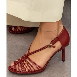 ZARA Strappy Heeled Sandals NWT